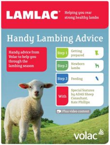 Lamlac handy lambing advice booklet